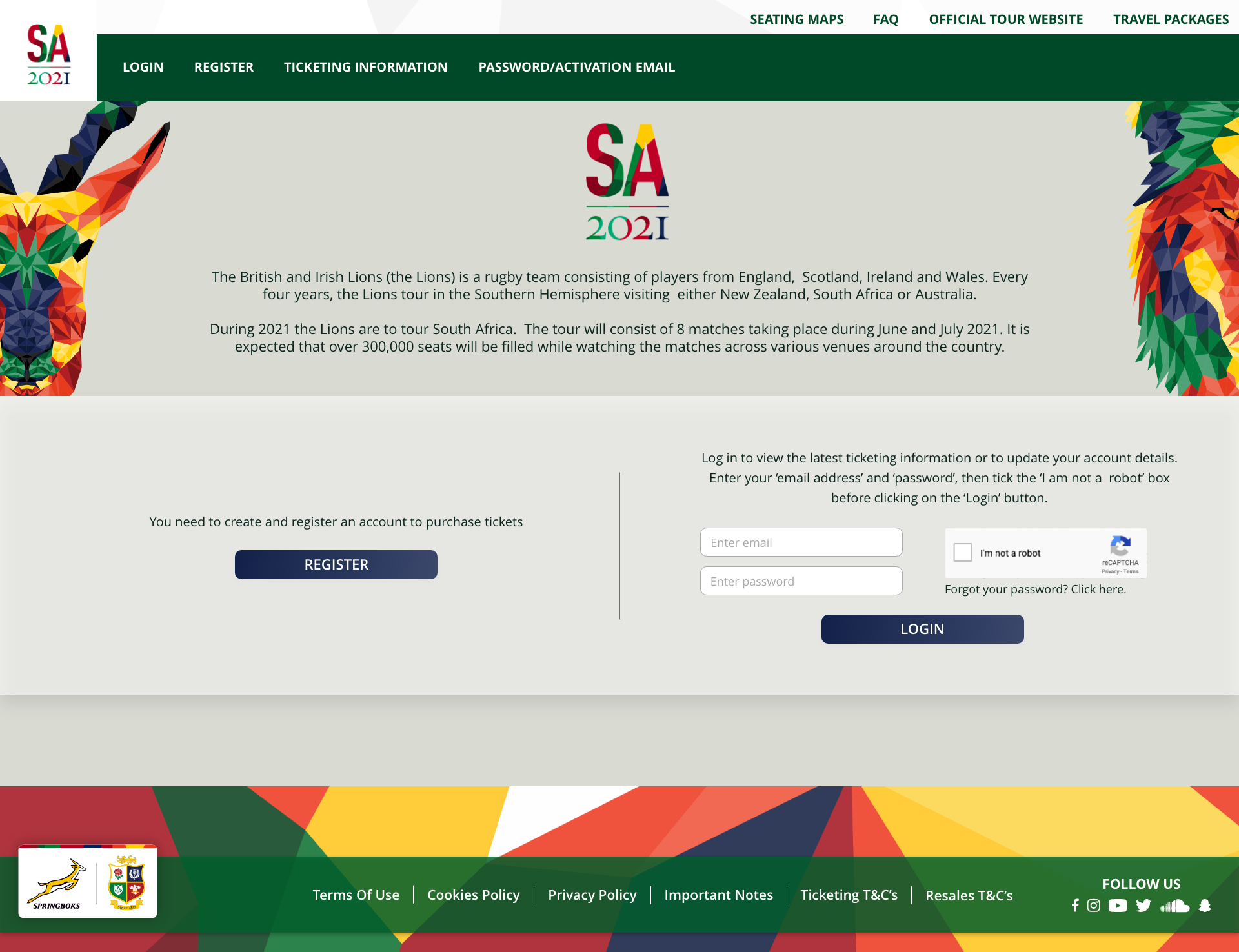 2021 British & Irish Lions Tour South Africa